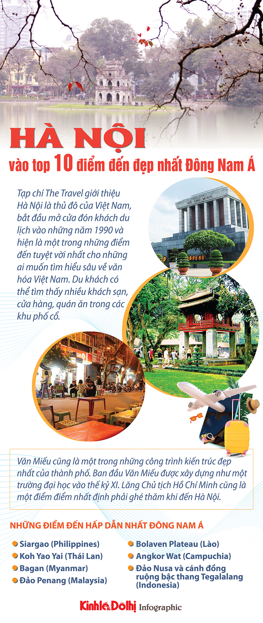 Hà Nội vào top 10 điểm đến đẹp nhất Đông Nam Á - Sở Du Lịch Hà Nội